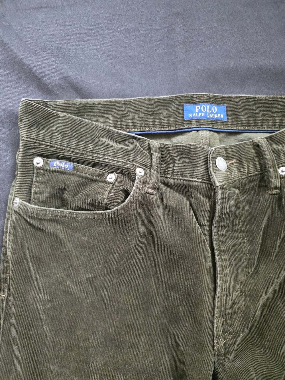 Polo Ralph Lauren The Prospect Straight Size 31/32 Green Corduroy Pants